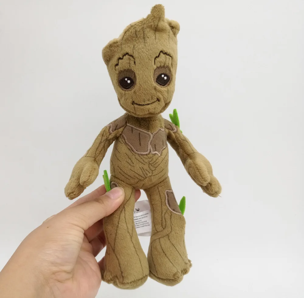 Disney Marvel Groot Plush Toys Spiderman Peluche Guardians of The Galaxy Groot Anime Figure Children Toys Soft Birthday Gifts