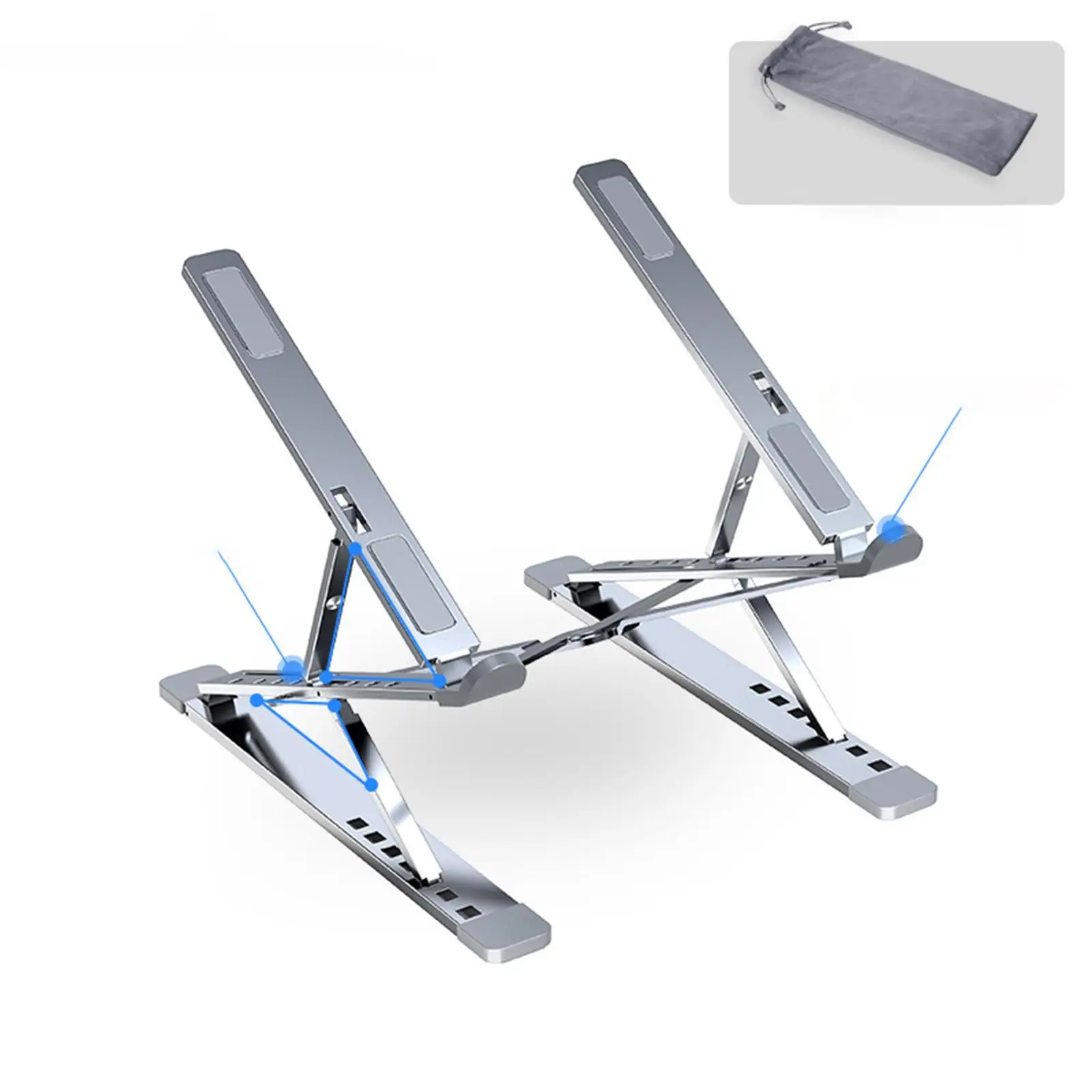 7+ Computer Stand Metal Lightweight Compatible Ventilated Ergonomic
