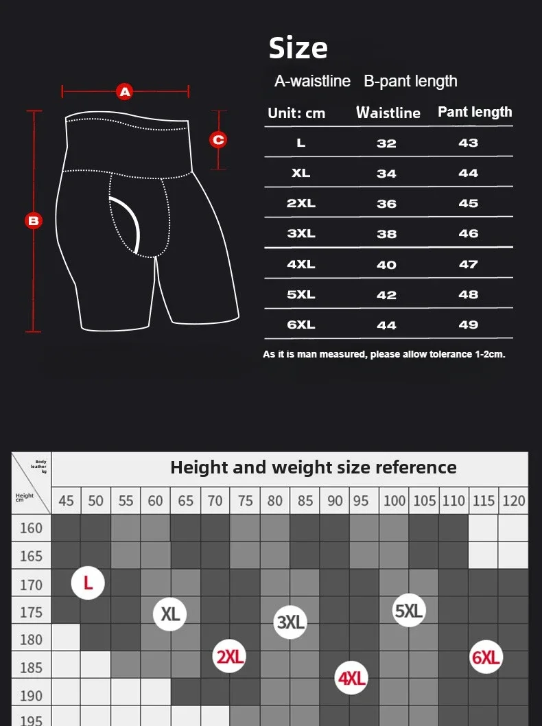 Underwear Mens Pure Cotton High Waist Trunks Plus Size Lengthened Anti-wear Warm Sports Boxers Pack Mentrual Panties