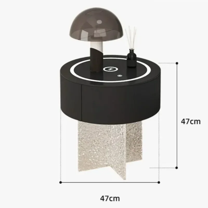 Hotel Cool Night Stand Weird Round Petite Bauhaus Bed Side Table Clearance Modern Mesa De Cabeceira Mid Century Furniture