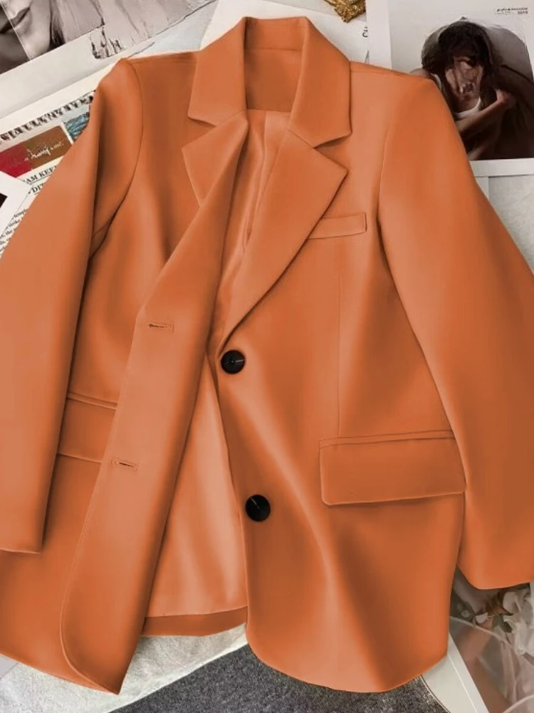 ربيع الخريف موضة جديدة بلون المرأة بدلة صغيرة عادية فضفاض مزاجه التخسيس المرأة البدلة معطف الملابس #3