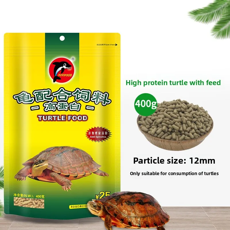 

PORPOISE Aquatic Turtle Food-Calcium-Rich Floating Sticks for Red-Eared Slider,Snapping Turtle & Pond Turtles All Growth Stages
