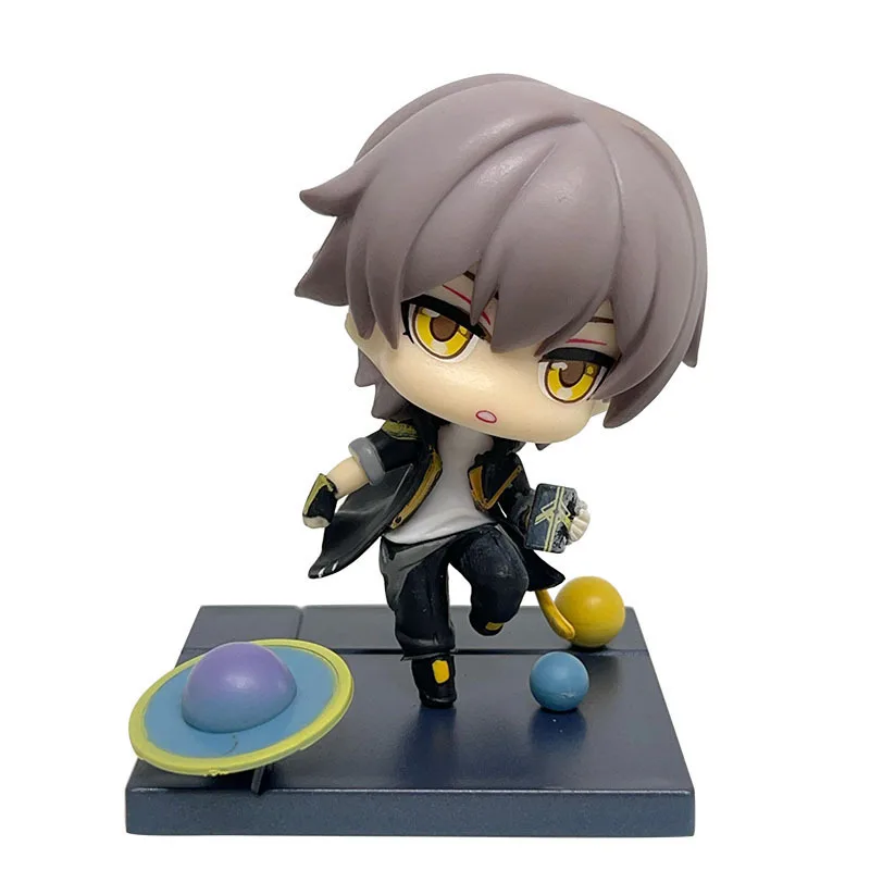 Caja ciega popular versión Q miHoYo adornos de escritorio con tema "Time of Departure" y figuritas decorativas