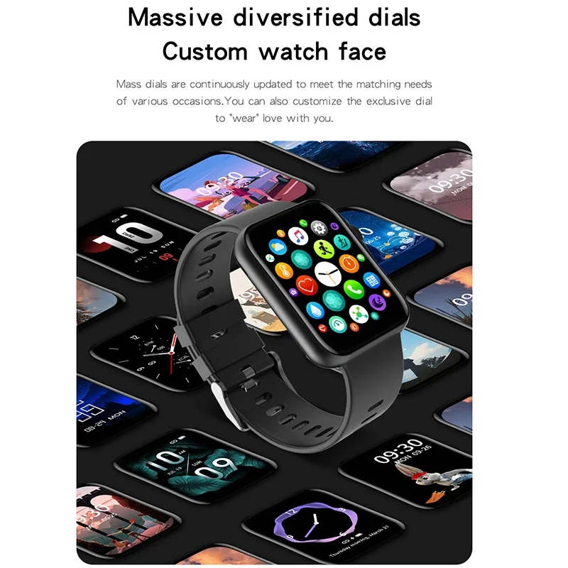 Xiaomi Mijia สมาร์ทนาฬิกาผู้ชายผู้หญิงนาฬิกาข้อมือบลูทูธ Smartwatch Heart Rate Monitor สร้อยข้อมือกีฬานาฬิกา Android IOS