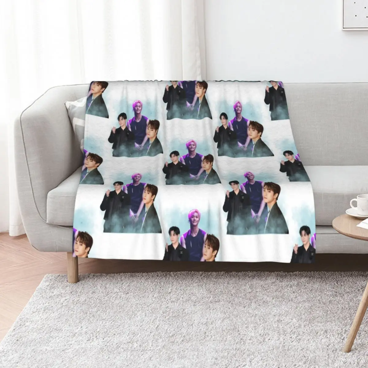 Moonbin - ASTRO - Kpop Throw Blanket Warm christmas gifts Blankets For Baby Flannels for sofa Giant Sofa Blankets