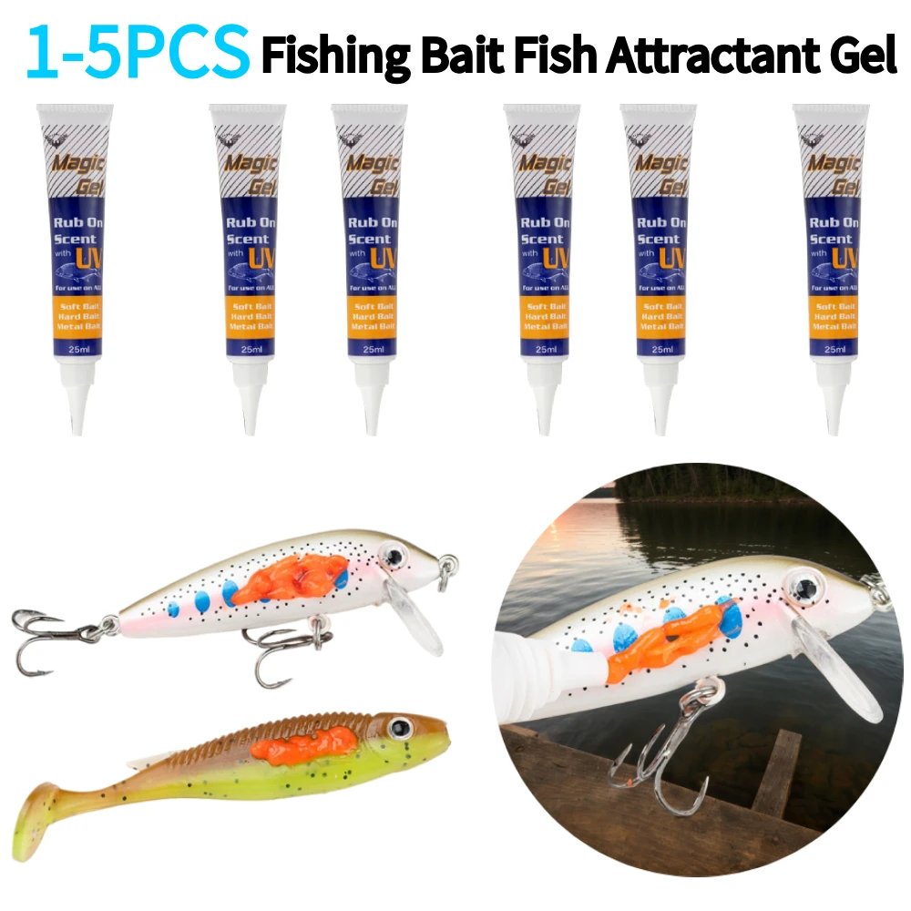 1-5 قطعة Powerbait المعطرة الطبيعية الجذب محسن الأسماك جذب هلام قوي إغراء علف الاسماك المضافة تعزز رائحة الطعم كاذبة