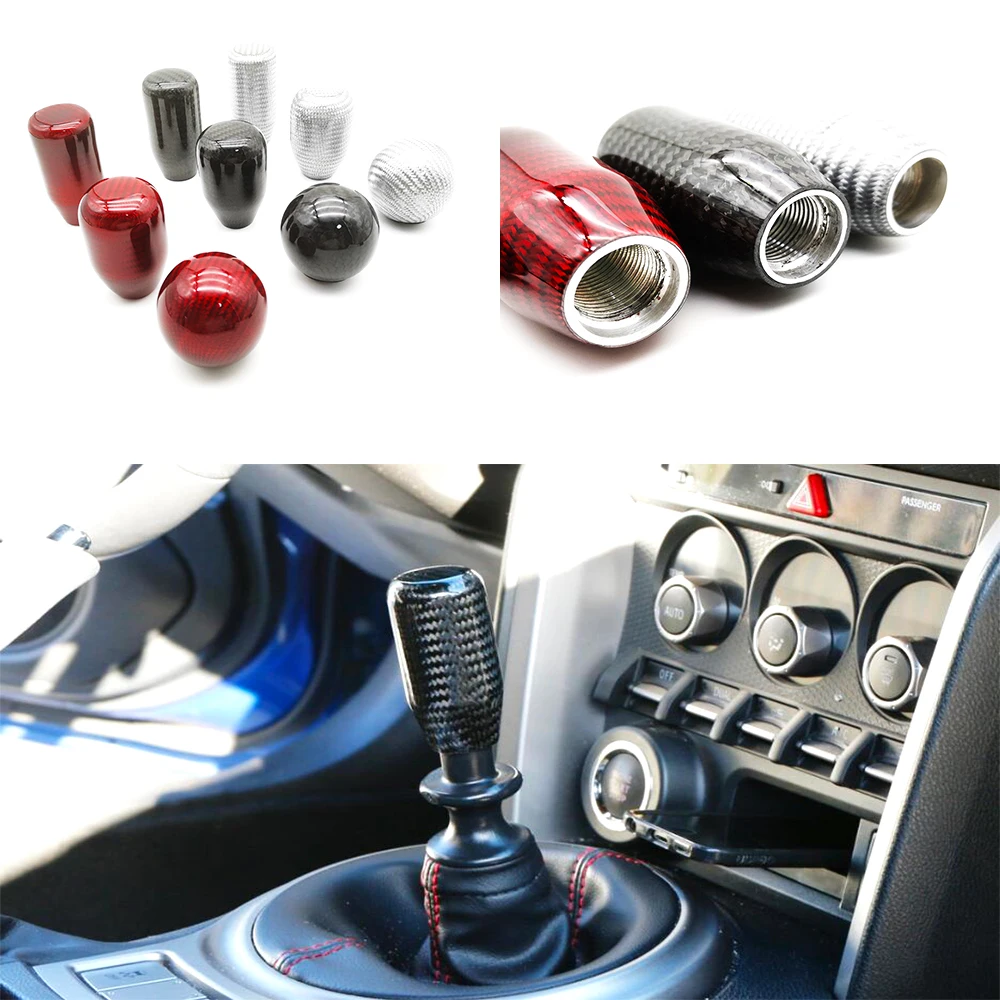 Lever Change Knob Car Gear Shift Knob Shifter Lever Stick Head Auto Manual Gearstick For Universal Car Gear Head Knob