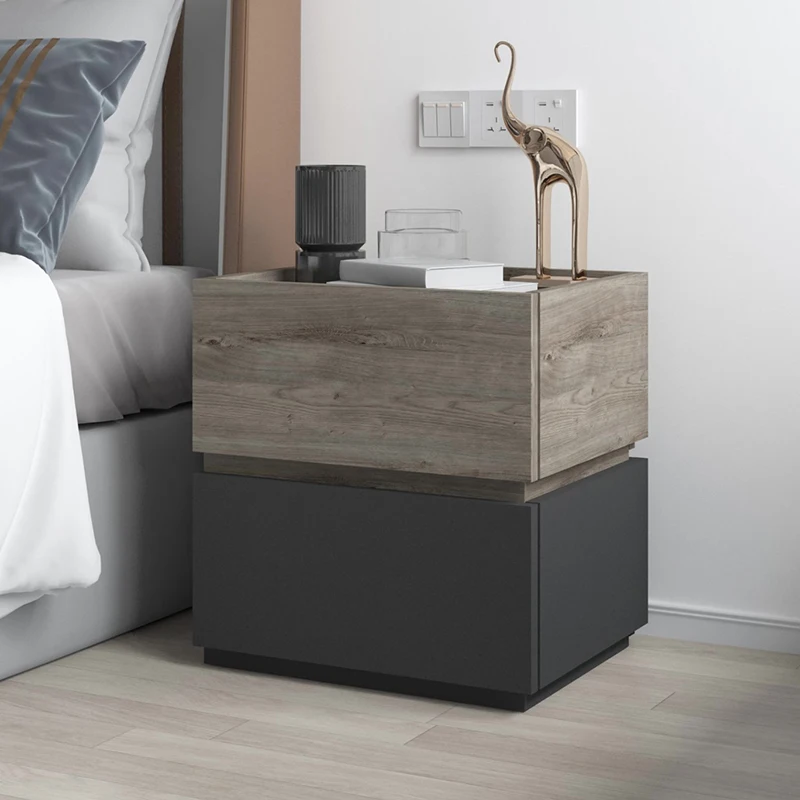 Nordic Luxury Nightstands Italian Makeup Dressers Storage Box Minimalist Bedside Table Modern Organizers Mesa De Noch Furniture