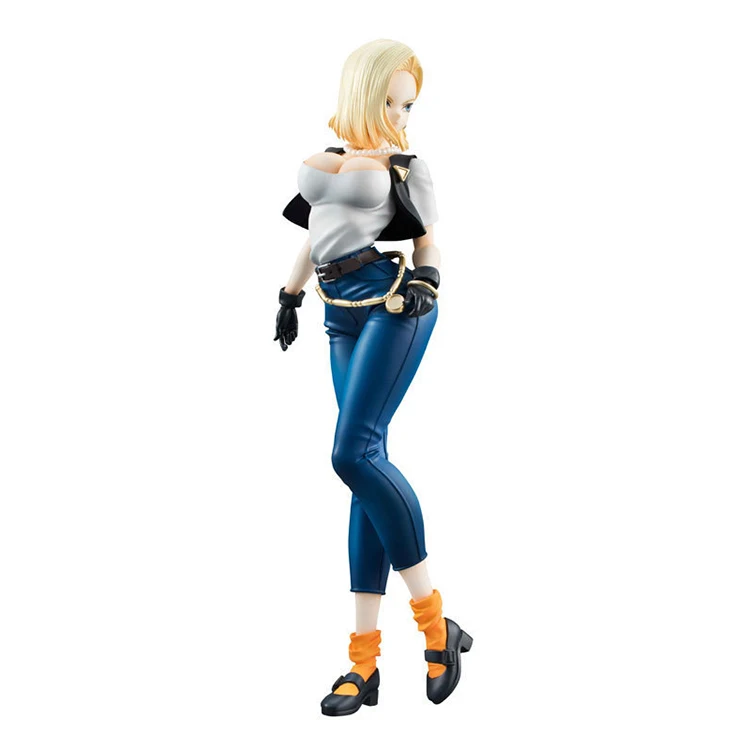 

25cm Anime Dragon Ball Figure Sexy Android 18 Action Figures PVC Collection Lazuli Model Toys Christmas Gift