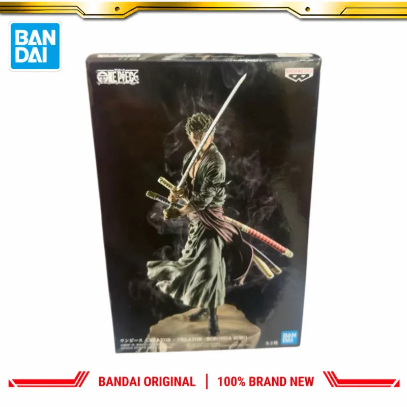 

In Stock Bandai Original Banpresto One Piece Roronoa Zoro Action Figure Model Doll Brand New Boxed Anime Characters Toys Model