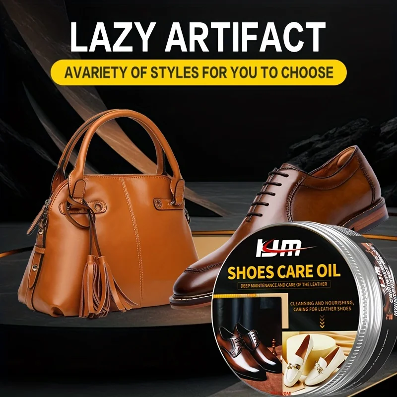 

Leather care refurbished wax belt, suitable for leather shoes sofa, multi-functional plastic furniture maintenance oil