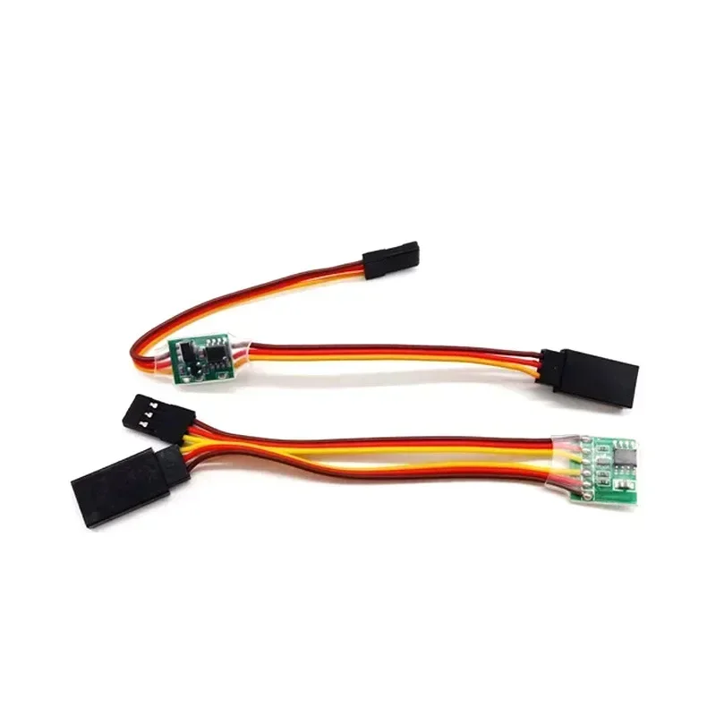 Mini Servo Inverter Reverse Servo Signal Reverser Switch Cable JR Futaba 5-6V 3.6-24V Compatible for Servo RC Plane Car Boat
