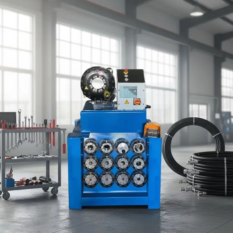 

Популярная гидравлическая обжимная машина P32 для шлангов 1/4-2.5 дюйма (10-87 мм) / Пресс для масляных шлангов