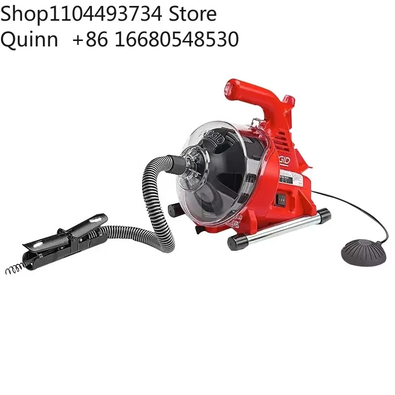 YTR7 Drain Auger with Stainless Steel Feed Head Technology for Hair/Paper Blockages