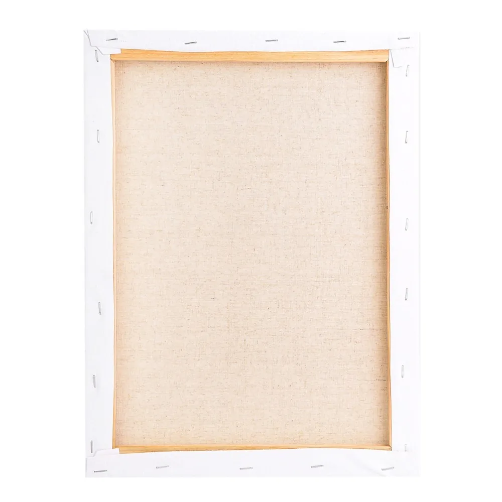 Painting Panel 11.8x15.7in Stretched Canvas Rectangle White Canvas Frame Hybrid Linen Canvas Board Acrylic Painting