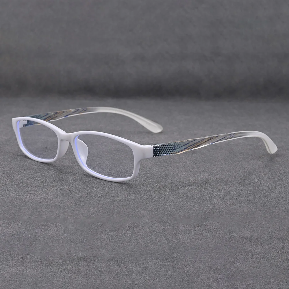 

Cubojue Reading Glasses Women White Eyeglasses Frame Female Ultralight Spectacles Small Narrow Face 0 +150 200 250 300