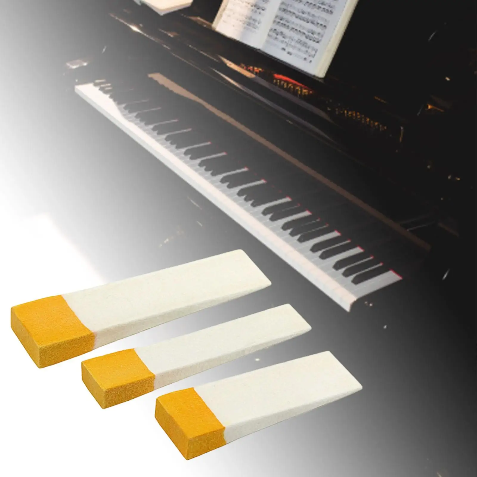 

Piano Tuning Mute Felt Wedge Block Kit for Piano Tuning Keys Maintenance Tools Spare Parts for Students and Apprentices
