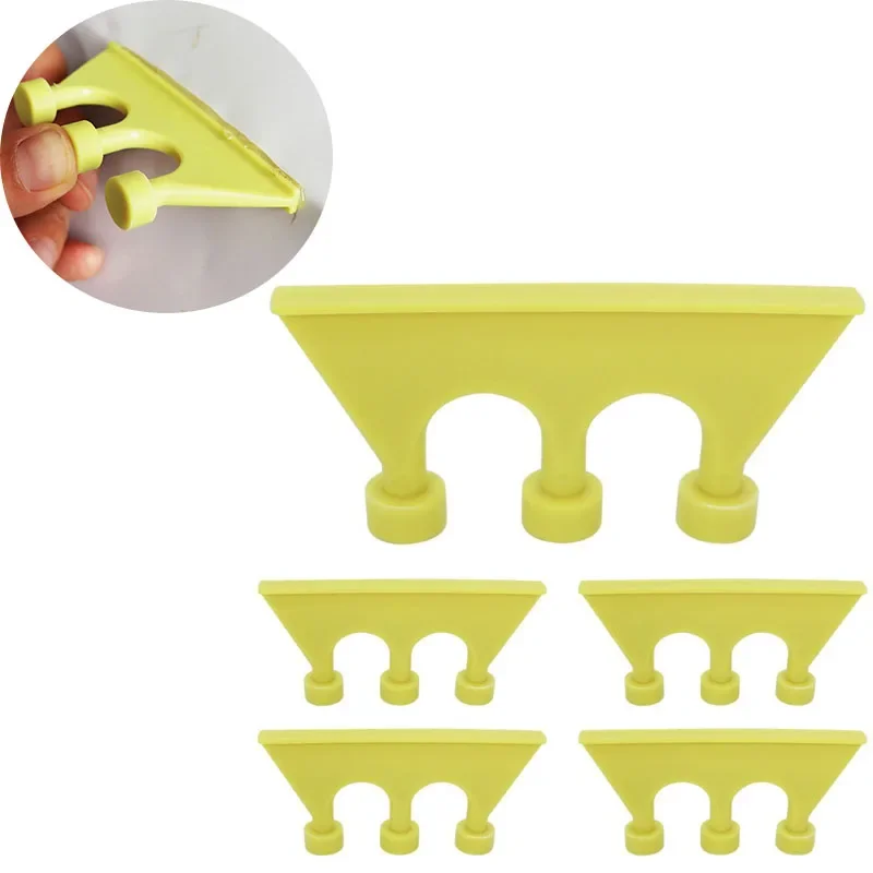 5Pcs PDR Car Dent Repair Kit Glue Puller Tabs & Rubber Strip - Universal Automotive Body Dent Removal Tool Kit