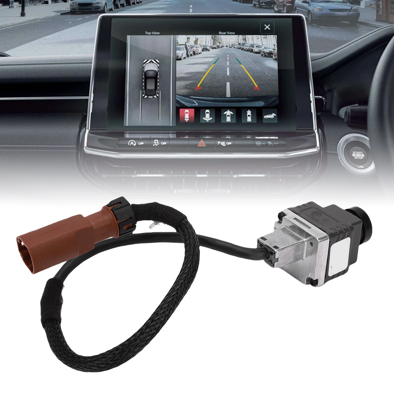 Cámara de visión trasera 360 Vista envolvente A0009056206 Reemplazo de cámara de asistencia de estacionamiento para Clase A W177 Pre-facelift 2019-2022