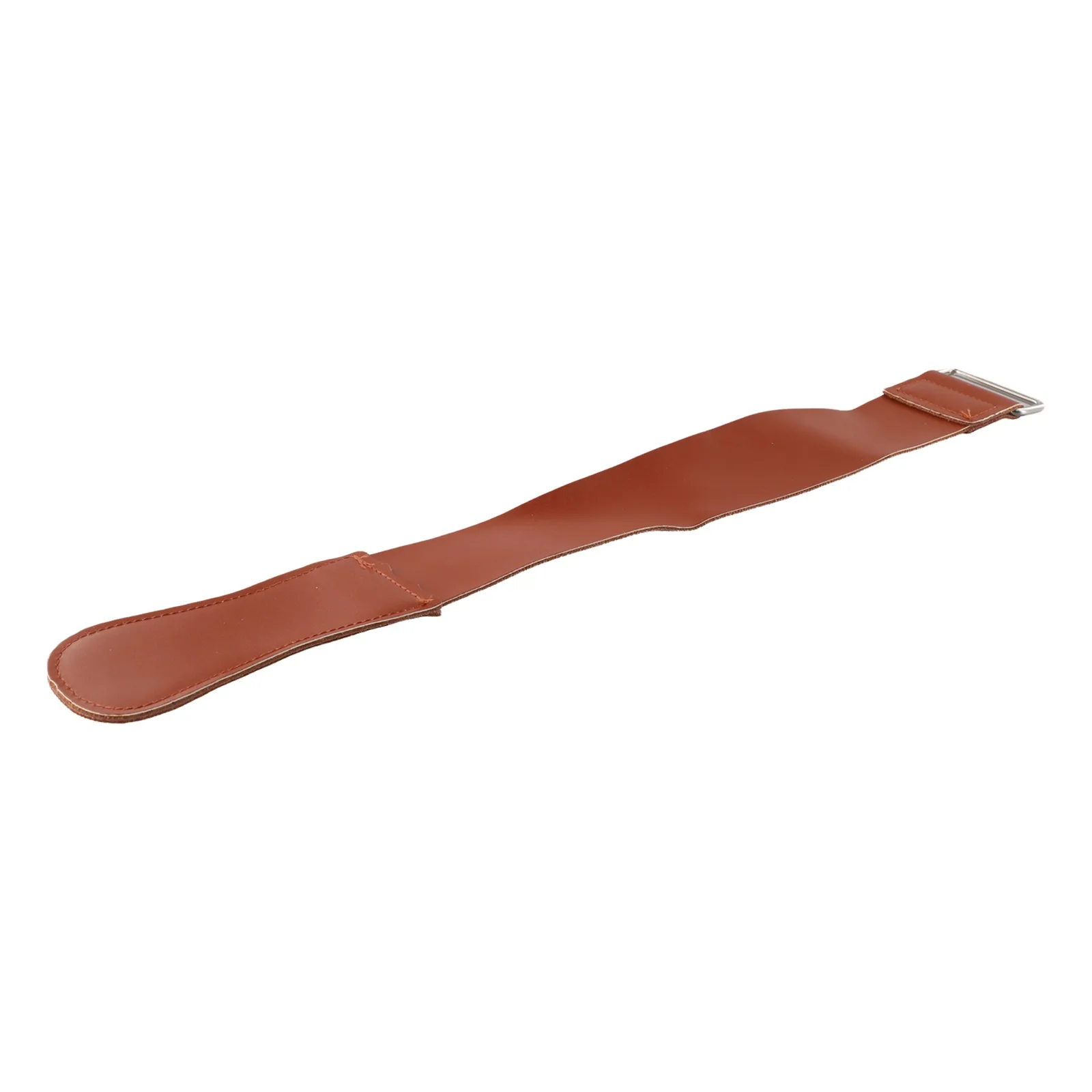Effective Leather Strop for Straight Razors and Knives Double Sided For Sharpening Belt Stainless Steel Square Ring Buckle