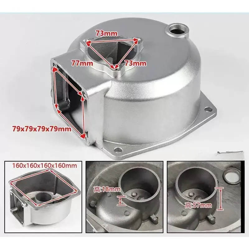 for 2 Inch 3 Inch Clean Water Pump Body Shell 168F 170F Engine Self Priming Pump Parts