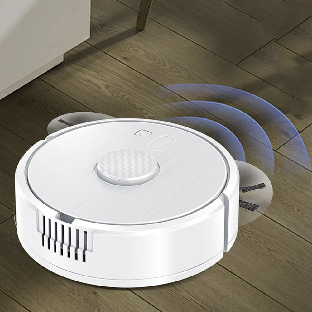 مكنسة كهربائية روبوتية سوداء، شحن تلقائي، مكنسة روبوتية، شحن تلقائي، تصميم مدمج، تنظيف قابل للتخصيص #3