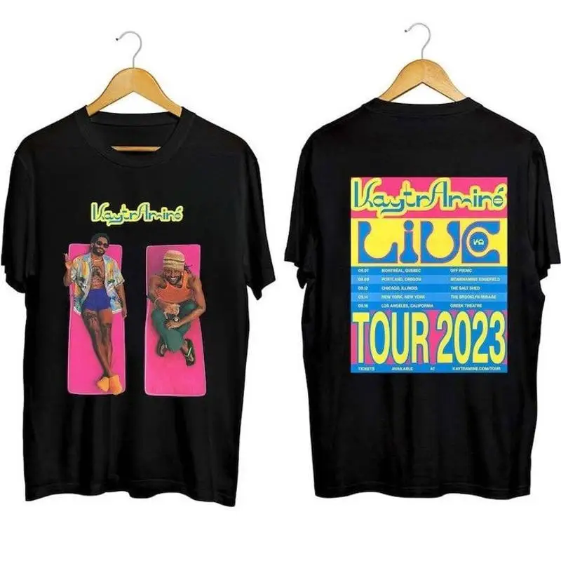Kaytranada And Amin Concert Shirt, Kaytranada And Amin Fan Shirt tow sided