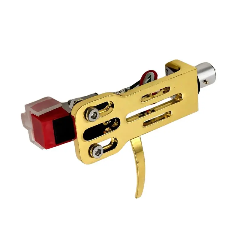 BAAE Universal Gold Turntable Headshell For AT-3600L Cartridge Pre-Mounted For LP Vinyl Record Player Phonograph