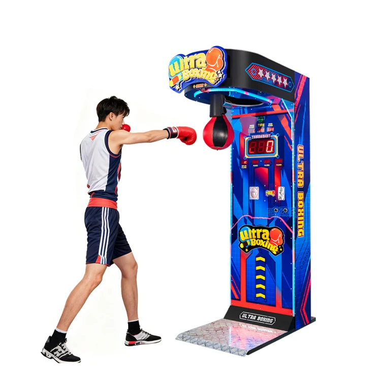 Boxing Arcade Street Amusement Coin Operated Games Electronic Sports Big Punching Bag Vending Machine Price