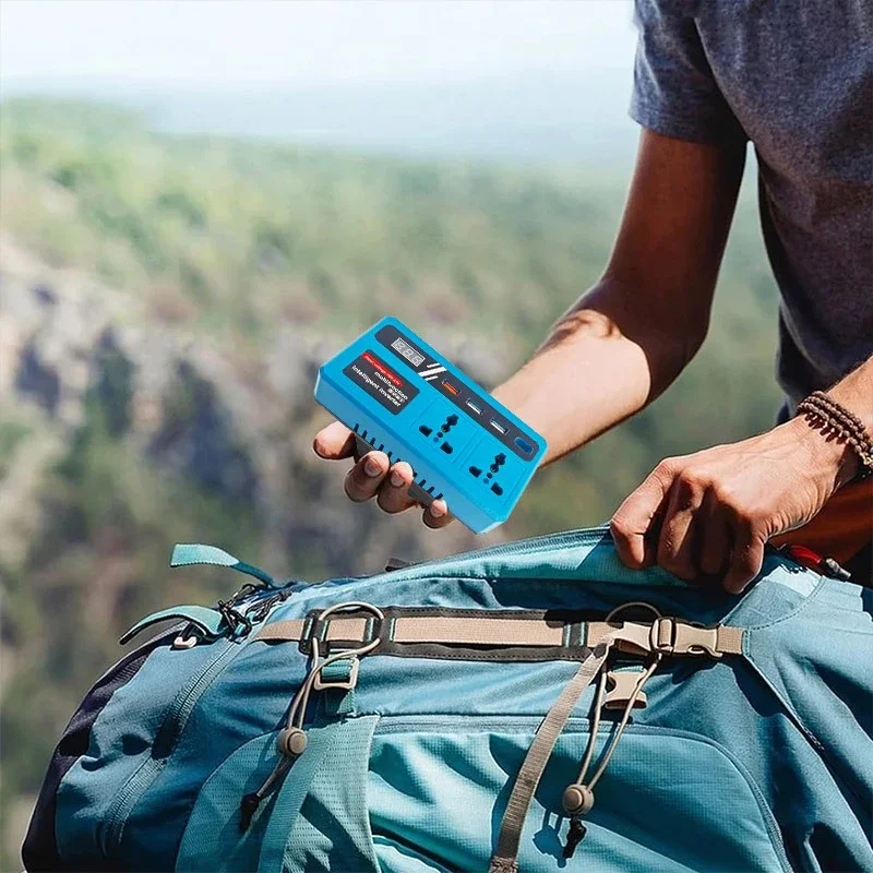 

Для Makita/DeWalt/Milwaukee 18 В аккумулятор открытый инвертор питания преобразователь аккумулятора постоянного тока от 18 В до 220 В переменного тока умное быстрое зарядное устройство адаптер