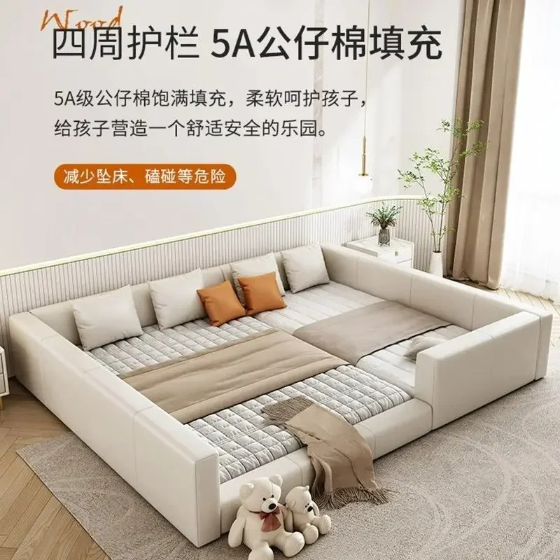 سرير تاتامي، عائلة طفلين، الوالدين والطفل، غرفة نوم رئيسية، الربط، بسيطة، حديثة #4