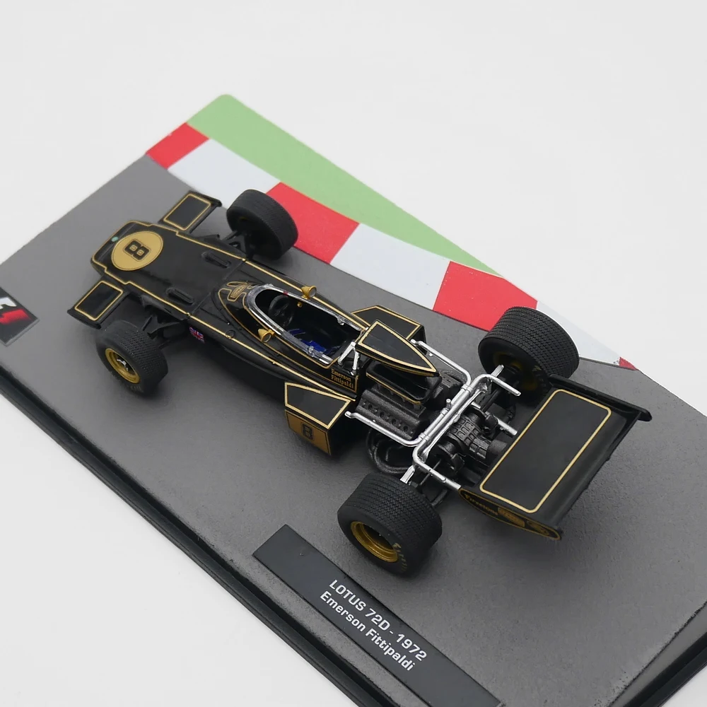 Ixo 1:43 Racing Emerson Fittipaldi 1972 Lotus 72D Diecast Car Model Metal Toy Vehicle