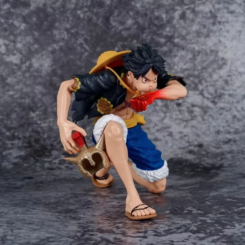 Anime One Piece Gear 2 Luffy Figure Wano Country Gear 3 Luffy Action Figures 15CM Collectible Model Toys for Children Gifts