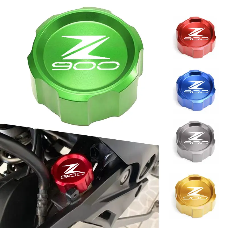 Para Kawasaki Z900 Z 900 Z900RS Z900SE 2017-2025 accesorios de motocicleta CNC tapa de depósito de líquido de frenos trasero cubierta de cilindro