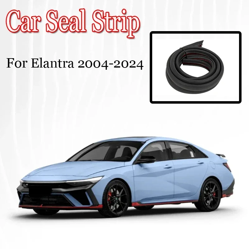 For Elantra Santafe 04-24 Car Door Edge Weatherstrip Car Seal Strips Pillar Noise Windproof Protection Auto Sealant Accessories