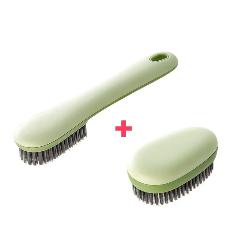 Handle shoe brush shoe cleaning brush 2 Shoes, shoe shine brush (Rust... 1 dog