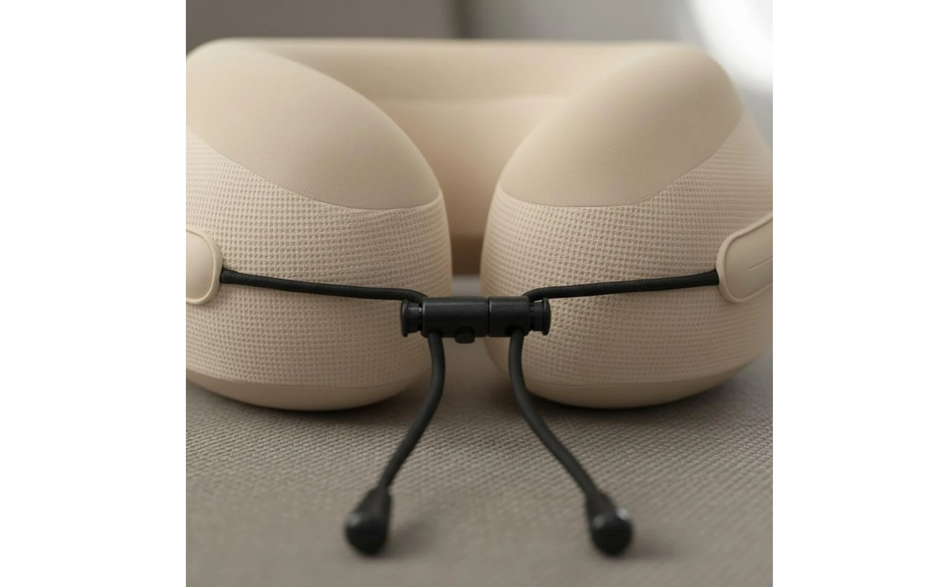U-Shaped Neck Pillow Textured Cover U Shape Neck Pillow Headrest Ergonomic Rest Aid Lightweight