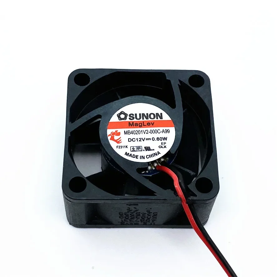 pa Sunon Maglev Fan MB40201V2-000C-A99 DC12V 0.6w 4020 40 40*40*20MM  Server Inverter Power Supply Axial Cooling Fan 2pin