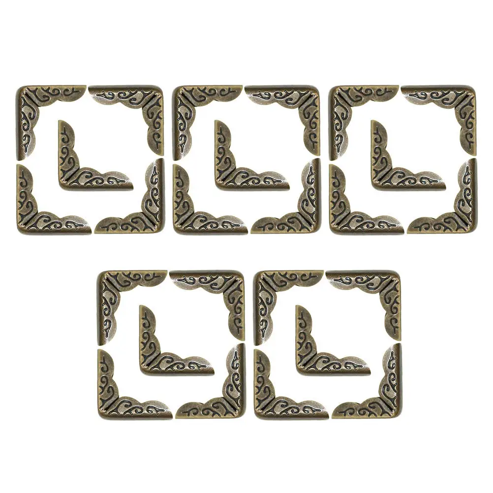 50 Pcs Decorative Protector Covers Album Corner Protectors Book Page Frame Photo Corners