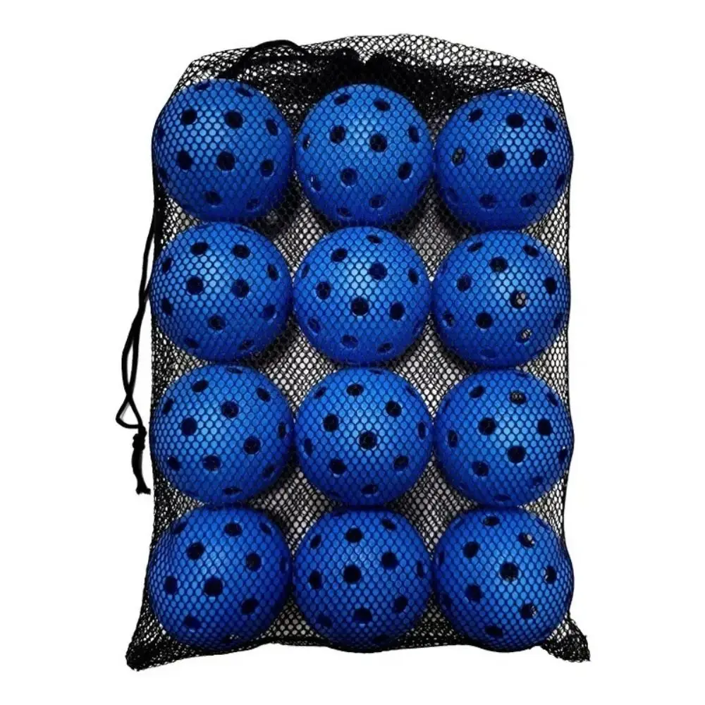 Bright Colors 74MM Pickleball Good Performance 26g Per Ball 40 Holes Pickleball High Visibility Standard
