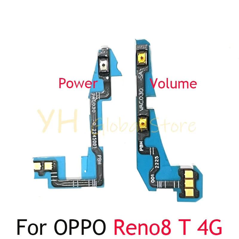 

For OPPO Reno8 T Reno 8T 4G 5G Power On Off Switch Volume Side Button Flex Cable Repair Parts