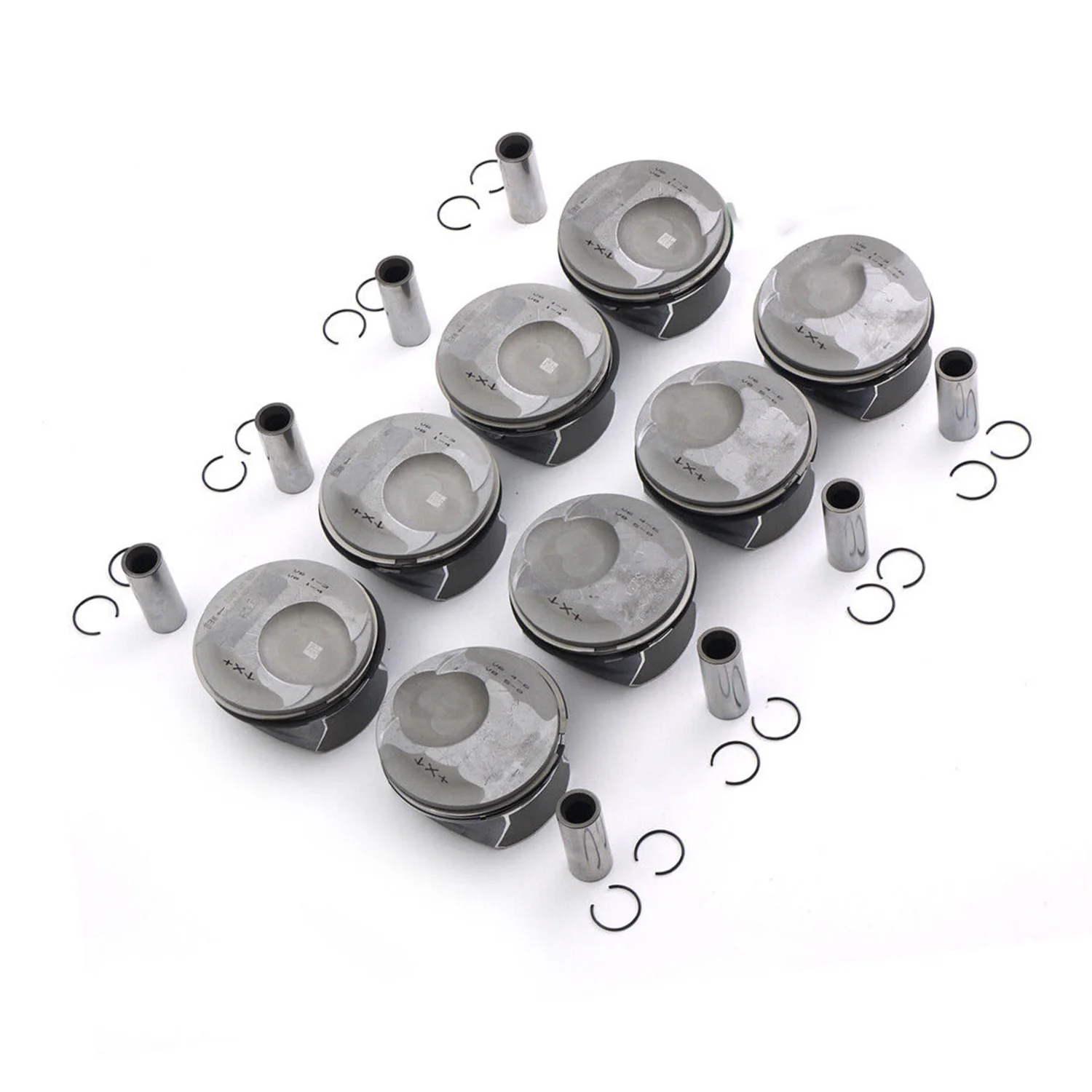 94810304824 94810304724 8x Pistons & Rings Kit For Porsche Cayenne Panamera S / 4S / GTS 4.8L V8 957 970