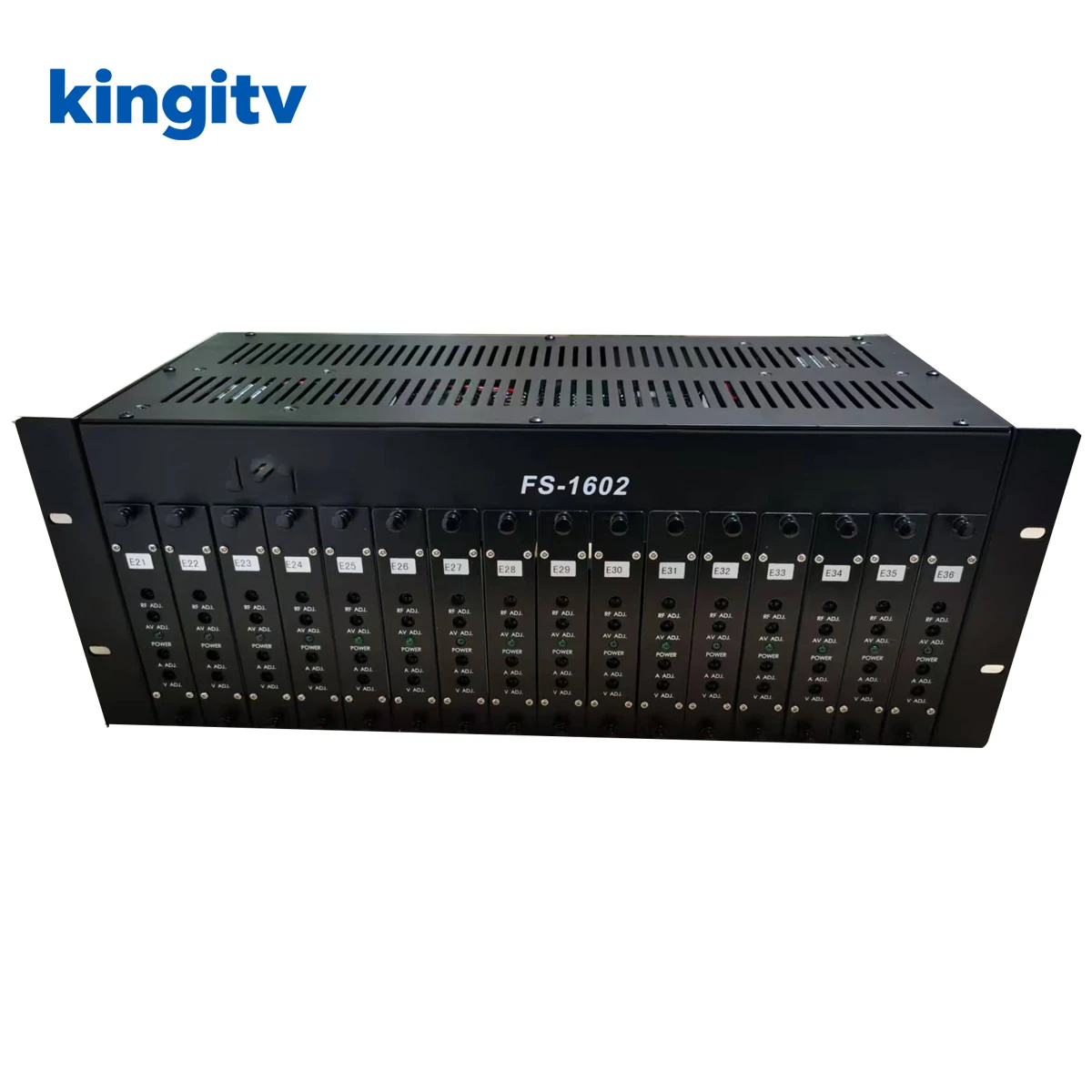 16 قناة سوداء AV إلى مغير قناة متجاور تناظري PAL-BG catv المغير، PAL-DK rf TV المغير، المغير التناظري catv