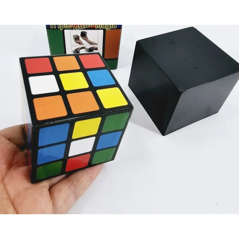 Magic Cube Magic Trick Instant Cube Restoration Flower Production Object Appearance Illusion Gimmick Prop Magician Stage Street