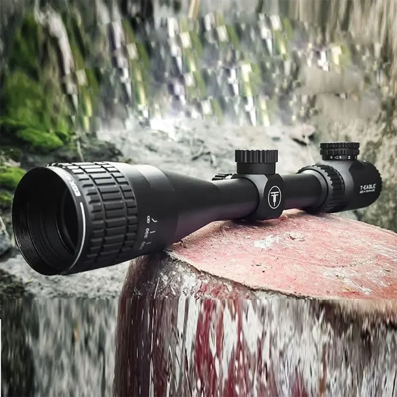 High-quality T-Eagle Optics EOX 4-16x44AOEG tactical binoculars for outdoor use, featuring high impact resistance
