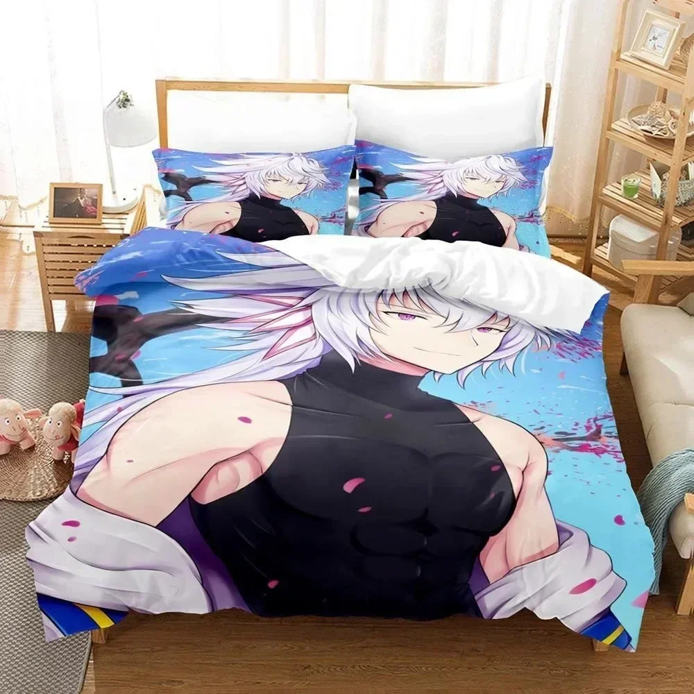 

3D Print Anime Bed Sheet Fate Grand Order Bedding Set Printed With Pillowcase Duvet Cover Soft Queen King Size Bedclothes Home