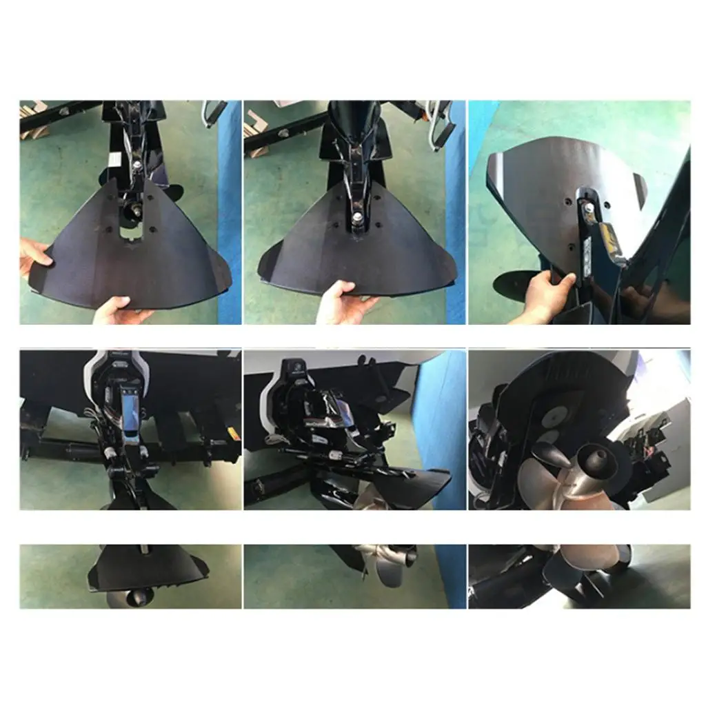 ABS Plastic Hydrofoil Stabilizer Narrow Design for Outboard Engine Control for 40 to 350 HP Motors