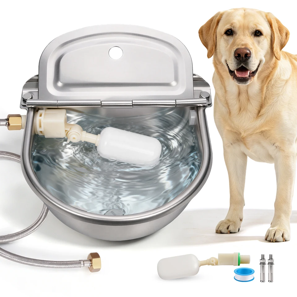 Automatic Stainless Steel Dog Water Dispenser