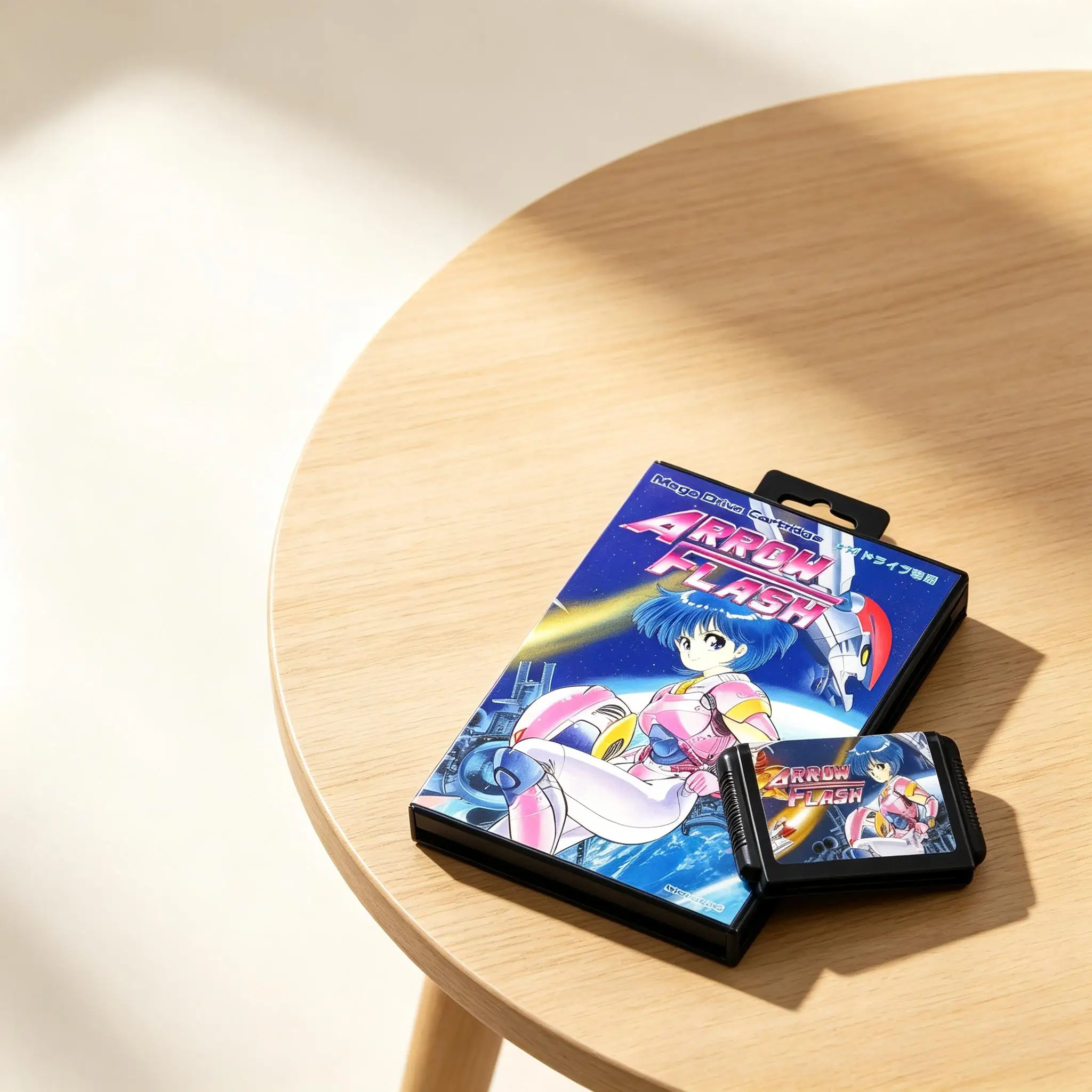 Link 05 Arrow Flash JAP Version Game For SEGA Mega Drive Genesis 16 bit Consoles Game Cartridge Support Customize Card
