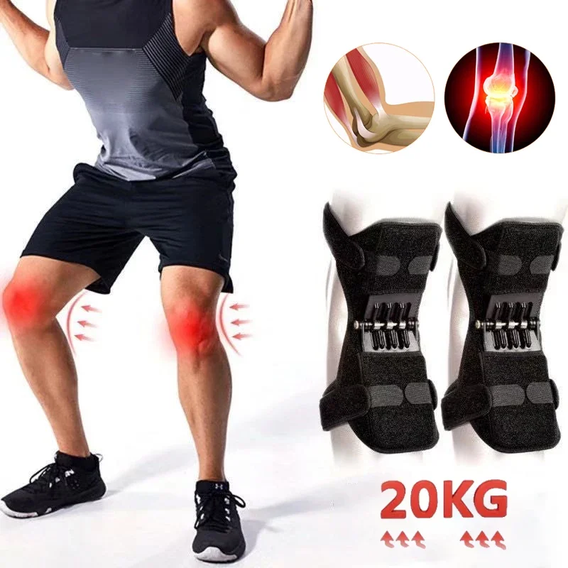 Knee Joint Protection Booster Power Support Strong Rebound To Reduce Soreness Cold Leg Protection Mountaineering Protective Gear